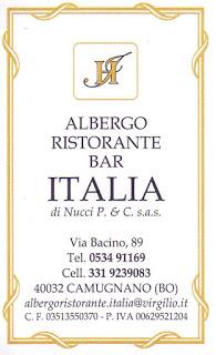 ITALIA Ristorante Bar Albergo - Via Bacino 89 - Camugnano (BO) - Tel. 053491169