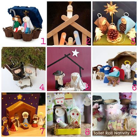 Presepe fai da te idee facili e tutorial - 10 presepi facili