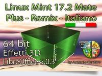 Linux Mint 17.2 Mate italiano Plus remix 3D ISO 64bit