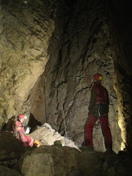 LA LACA A NORD DEL PASSO DI MENNA DIVENTA UN ABISSO sala Luciano
