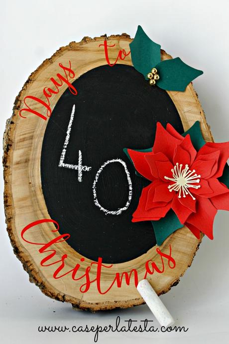 chalkboard advent calendar