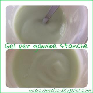Gel rinfrescante per gambe stanche Gel rinfrescante per gambe stanche