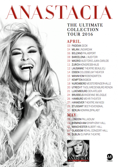 Anastacia ad aprile 2016 in Italia con tre concerti: date e biglietti Ultimate Collection Tour anastacia