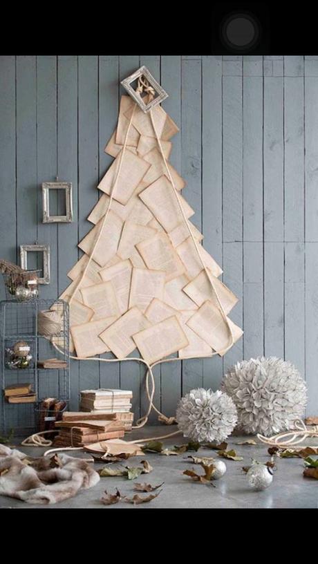 UN NATALE ….ORIGINALE …. albero di-natale.fogli