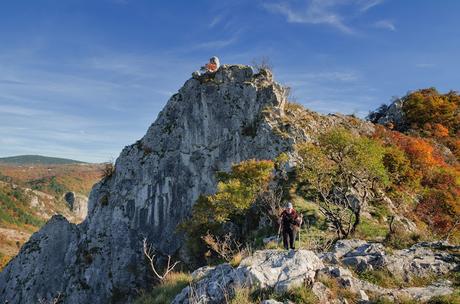 Val Rosandra - su e giù per i calcari con il mare all'orizzonte