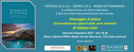 Presentazione del volume Paesaggio di Pietra, a Roma