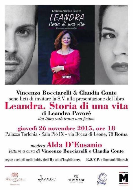 Grande attesa a Roma per la presentazione del libro di Leandra Pavorè 12272972_1527141667598779_1847458235_n
