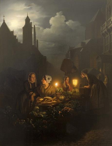 Petrus van Schendel's paintings and the atmosphere 'By Candlelight'.