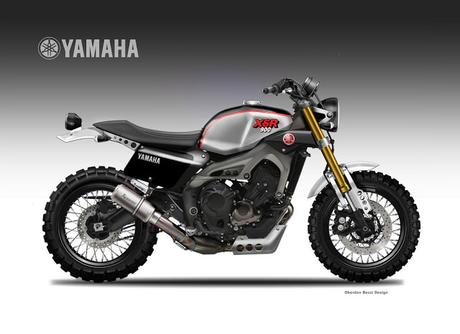 Design Corner - Yamaha XSR 900 Dirtiest Son liveries by Oberdan Bezzi