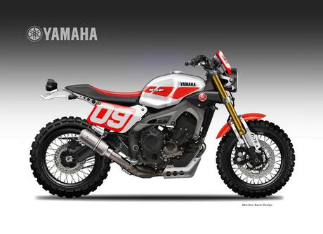 Design Corner - Yamaha XSR 900 Dirtiest Son liveries by Oberdan Bezzi