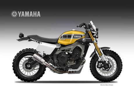 Design Corner - Yamaha XSR 900 Dirtiest Son liveries by Oberdan Bezzi