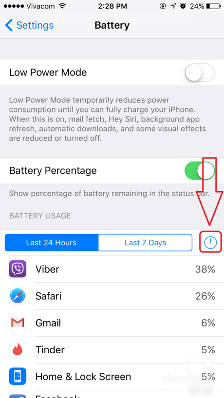 Come identificare le applicazioni che consumano più batteria e aumentare l’autonomia su iPhone, iPad o iPod (iOS 9) Step-2