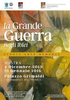 La Grande Guerra negli Iblei, a Palazzo Grimaldi una mostra dal 4 dicembre al 31 gennaio