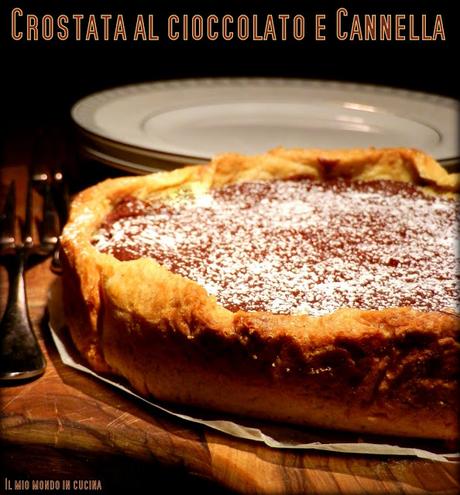 Crostata al cioccolato e cannella