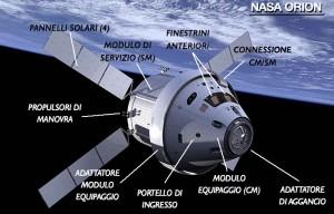 La capsula Orion della NASA