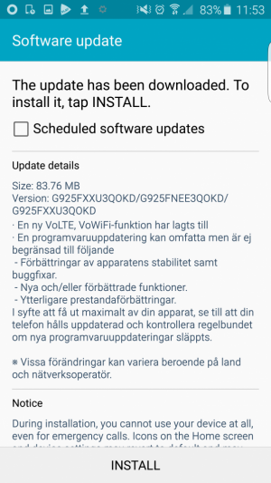 Samsung Galaxy S6 edge: nuovo aggiornamento abilita il VoLTE ed il VoWiFi Samsung-Galaxy-S6-Edge-Firmware-Update-U3QOKD