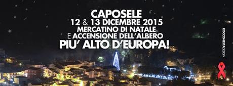 Cerimonia di accensione dell’Albero più alto d’Europa a Caposele (AV)