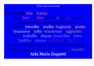 Aida Maria Zoppetti ⁞ Pre-posizione