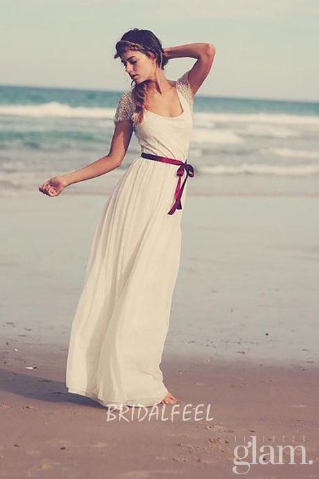 short-lace-sleeve-chiffon-sheath-floor-length-beach-wedding-dresses-1
