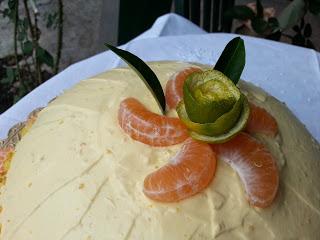 Torta delizia al mandarino.