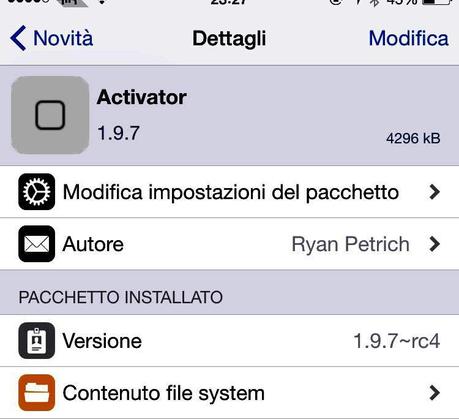 Tweak Cydia (iOS 9.x.x) – Activator si riaggiorna correggendo tanti problemi [Aggiornato Vers. 1.9.7]