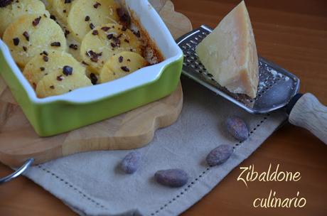 Gnocchi alla romana con fave di cacao Gnocchi alla romana con fave di cacao