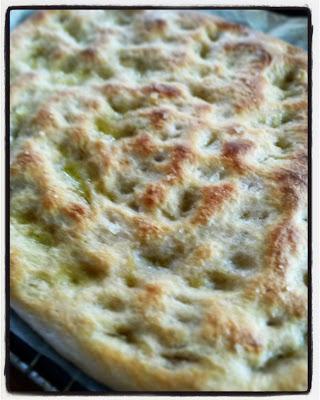 Focaccia lievitata in frigorifero