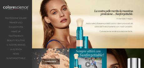 ColoreScience Italia – Realizzazione sito ecommerce cosmetica e trattamenti viso e corpo
