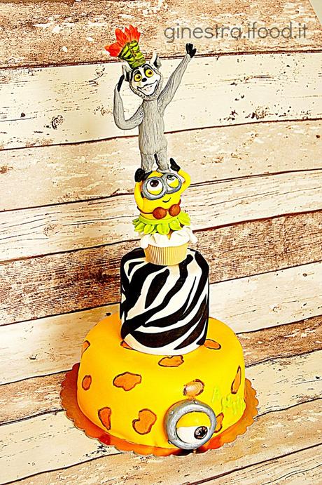 torta minions madagascar