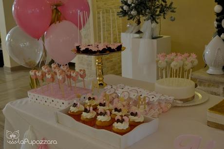 Allestimento Compleanno Minnie Rosa e Oro