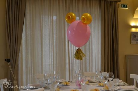 Allestimento Compleanno Minnie Rosa e Oro