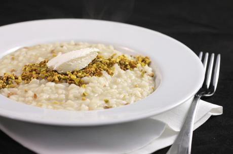 Risotto pistacchi e caprino Risotto pistacchi e caprino2