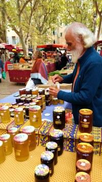 Il banco del miele - mercato alimentare di Aix-en-Provence