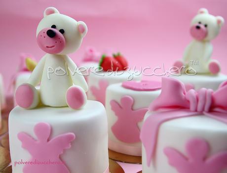 polveredizucchero.it battesimo torta mini cakes bimba cake design torte decorate pasta di zucchero polvere di zucchero