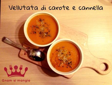 vellutata di carote alla cannella