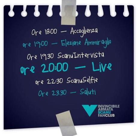 5/12/2015 ore 18:00- Valerio Scanu festeggia il Natale col primo Raduno #IAS al Roxy Bar! raduno