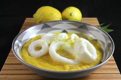 Anelli di calamari agli agrumi Anelli di calamari agli agrumi