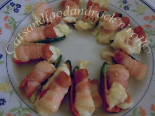 Jalapeño peppers ripieni di scamorza e bacon