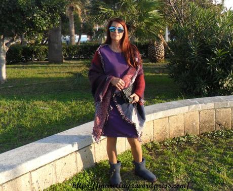 Come abbinare un vestito viola 185