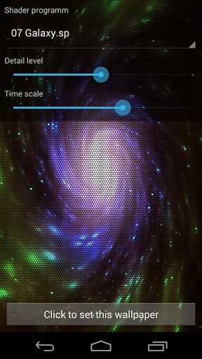 HexShaders – un Live Wallpaper ricco di bellissimi effetti! live wallpaper