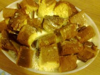 Budino al pandoro Budino al pandoro