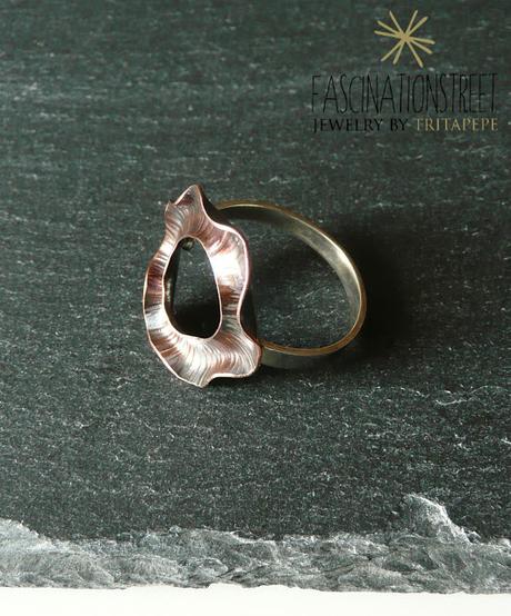 Anello rame e argento