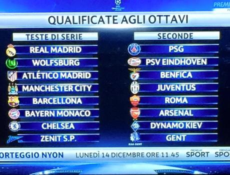 Champions League, ecco le magnifiche 16! Champions League, ecco le magnifiche 16!