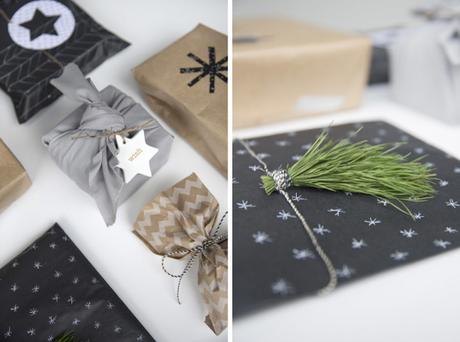 Tavola di Natale in stile scandinavo dettagli home decor