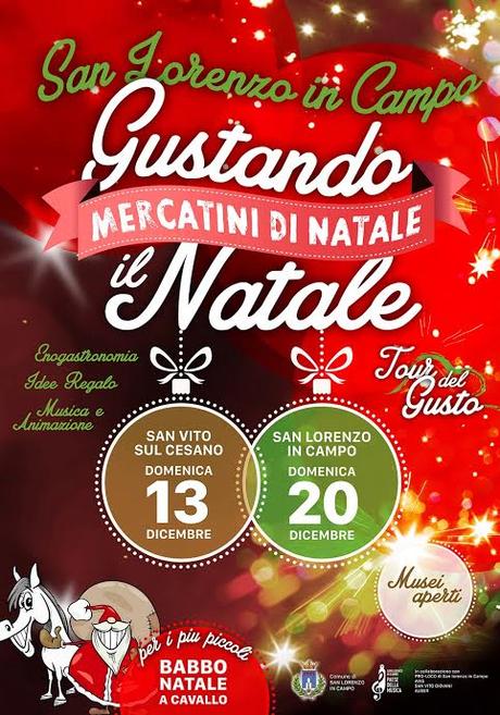 slorenzo Natale a San Lorenzo in Campo e San Vito (PU): mercatini, musica e animazione per bambini