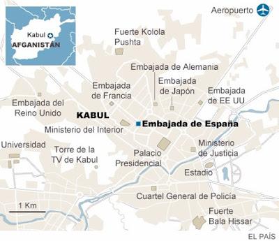 Attentato vicino all'ambasciata spagnola a Kabul Attentato vicino all'ambasciata spagnola a Kabul