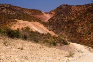 La strada disastrada (C34) in Damaraland