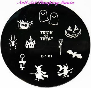 Born Pretty Christmas/Halloween Set of 5 Plates - Swatches and Review