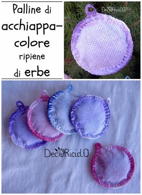 Palline piatte, di foglietti acchiappa-colore ripieni alle erbe Palline piatte, di foglietti acchiappa-colore ripieni alle erbe