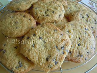 Cookie piccanti all'arancia e gocce di cioccolata